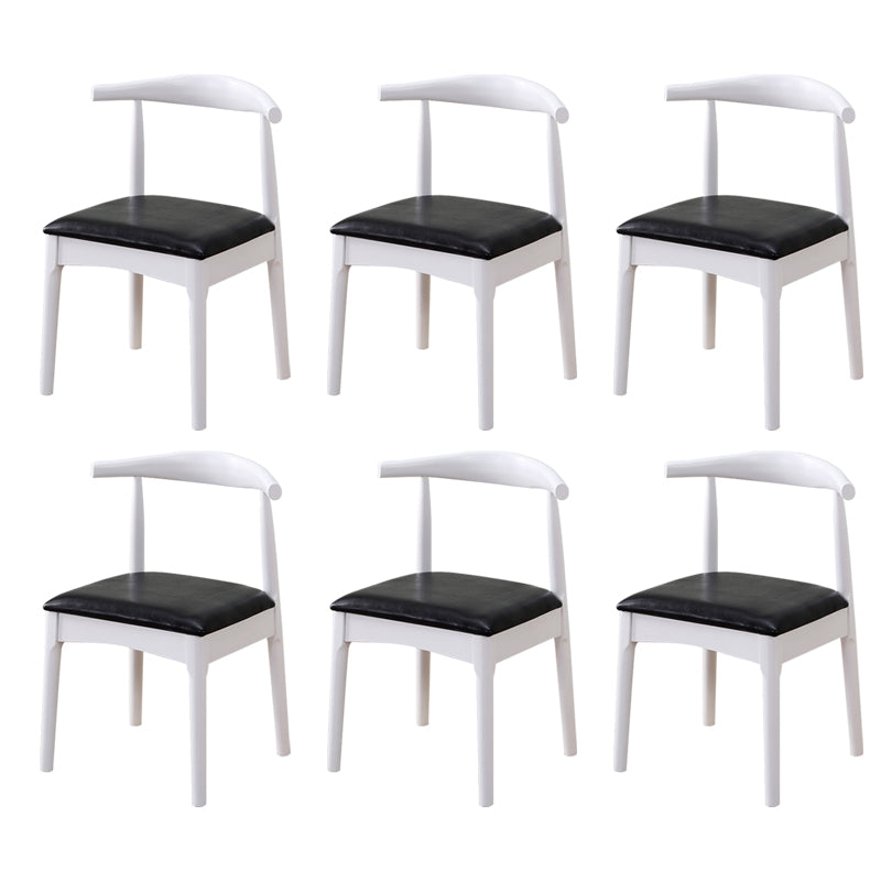 Wood Side Dining Chairs Modern Style Indoor-Outdoor Side Chair