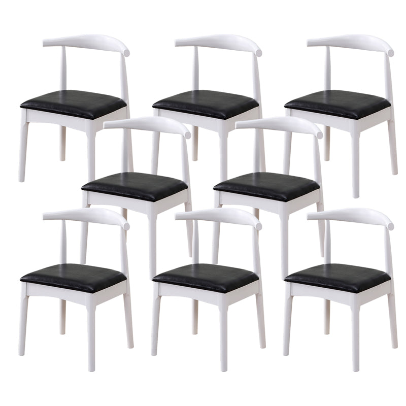 Wood Side Dining Chairs Modern Style Indoor-Outdoor Side Chair