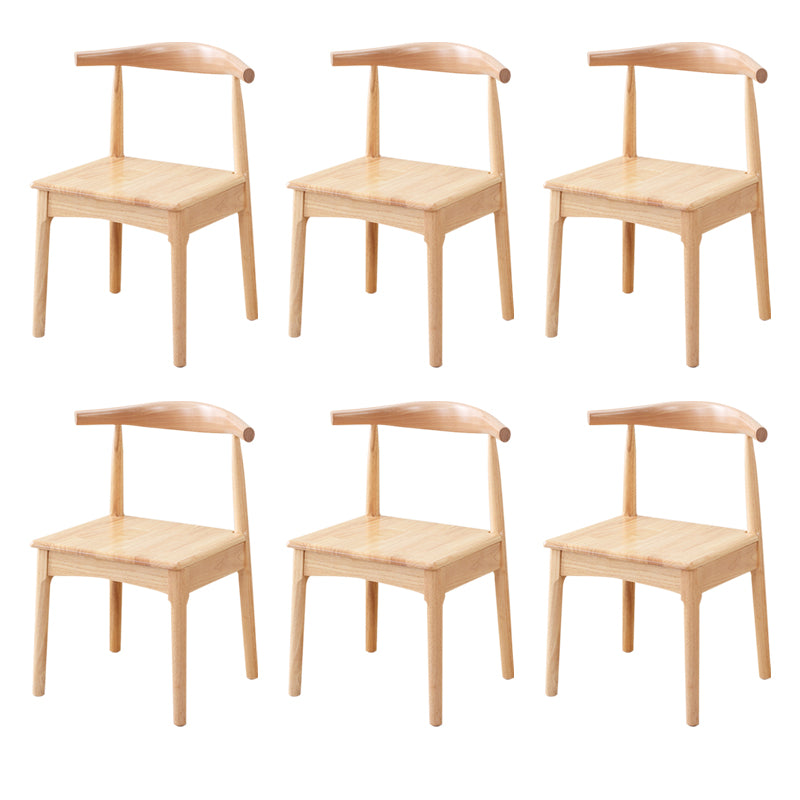 Wood Side Dining Chairs Modern Style Indoor-Outdoor Side Chair