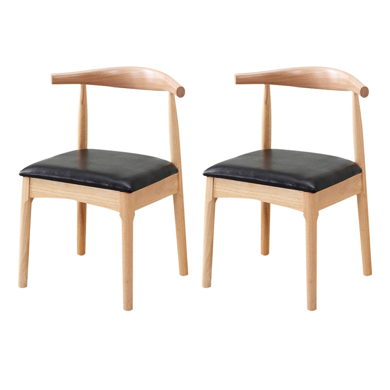 Wood Side Dining Chairs Modern Style Indoor-Outdoor Side Chair