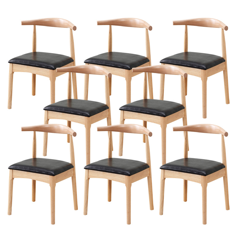Wood Side Dining Chairs Modern Style Indoor-Outdoor Side Chair