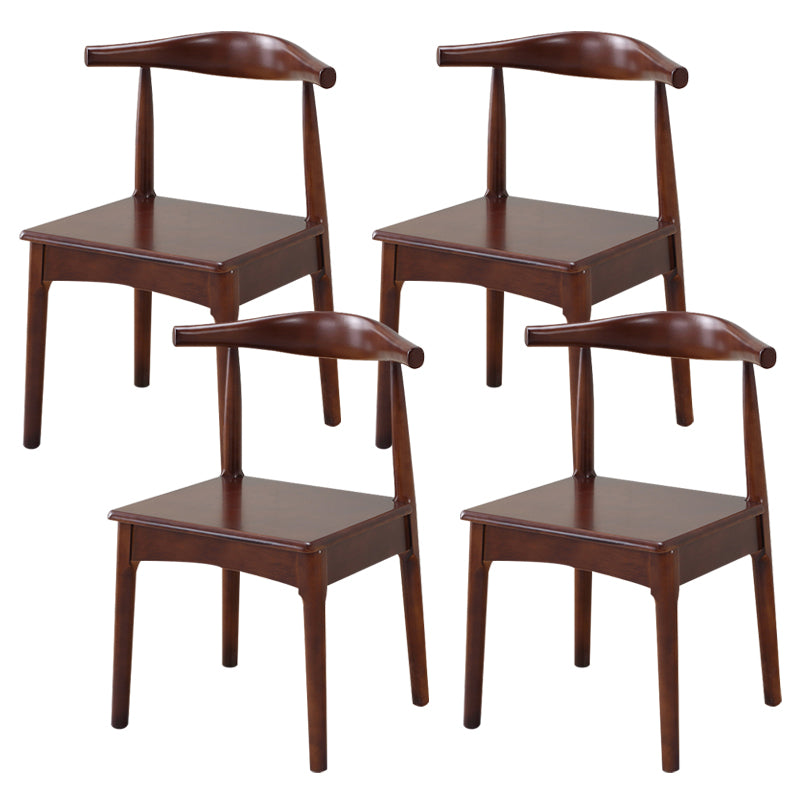 Wood Side Dining Chairs Modern Style Indoor-Outdoor Side Chair