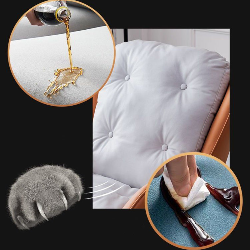 Modern Upholstered Rocker Chair Metal Frame Dirt Resistant Rocker Chair