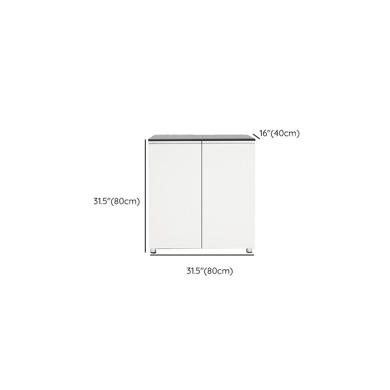 Wood Filing Cabinet Modern Vertical Storage Shelves Filing Cabinet