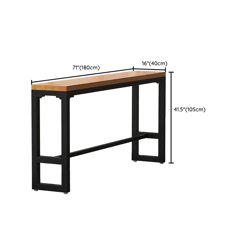 Industrial Style Bar Set 1/4/7/13 Pieces Solid Wood Rectangle Pub Dining Set