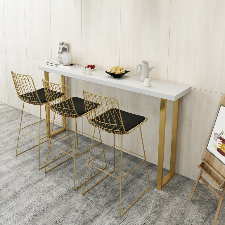 Glam Solid Wood Bar Stool and Table Set 1/4/7 Pieces Pub Table Set