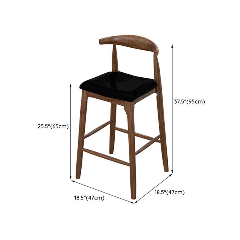 Brown 1/2/3 Pieces Pub Dining Set Solid Wood Table and Stool Set