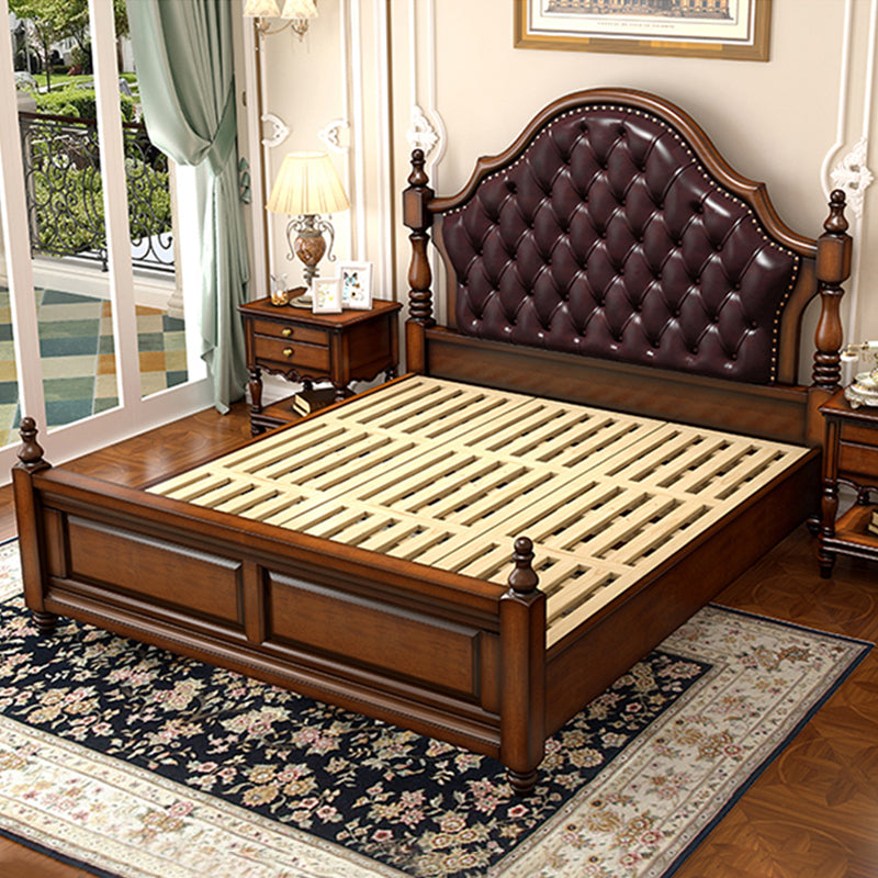 Tufted Upholstered Headboard Standard Bed Mattress Included Bed Frame