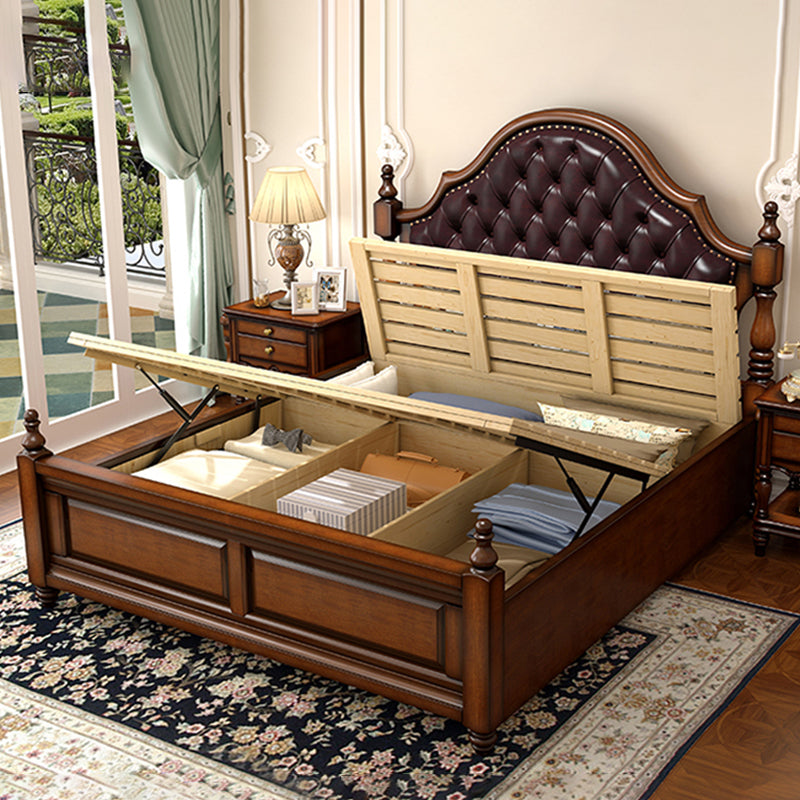 Tufted Upholstered Headboard Standard Bed Mattress Included Bed Frame