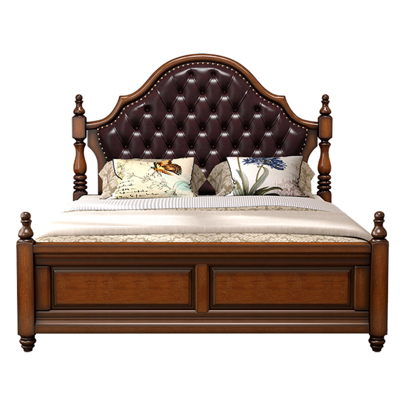 Tufted Upholstered Headboard Standard Bed Mattress Included Bed Frame