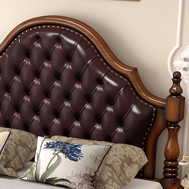 Tufted Upholstered Headboard Standard Bed Mattress Included Bed Frame