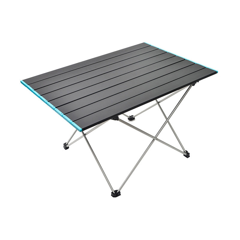 Rectangle Metal Camping Table Rustic Folding Table for Outdoor