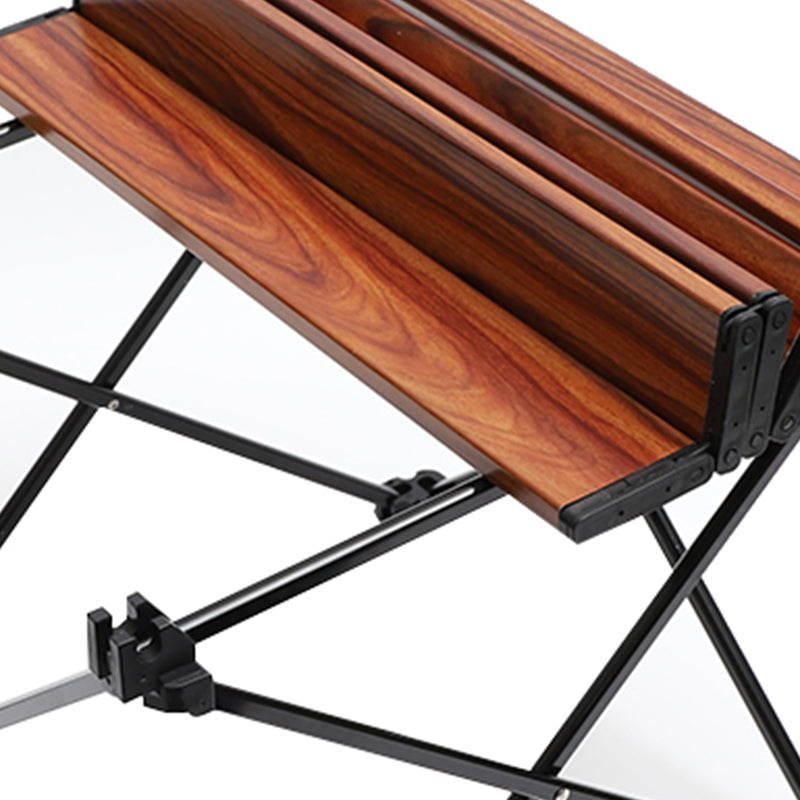 Rectangle Metal Camping Table Rustic Folding Table for Outdoor