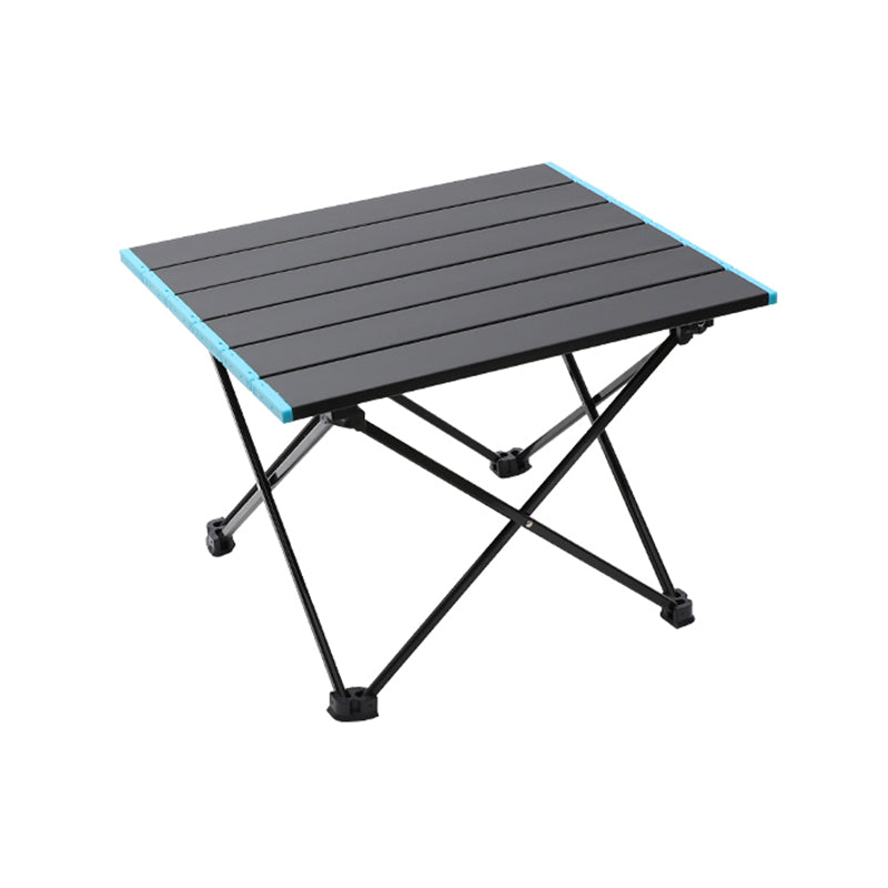 Rectangle Metal Camping Table Rustic Folding Table for Outdoor