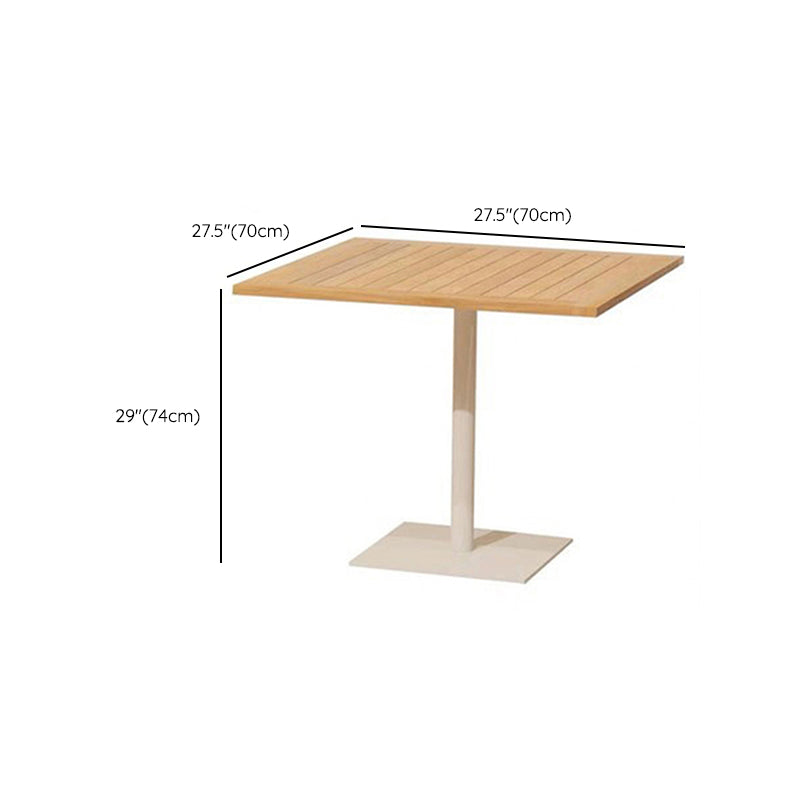 Dining Table Farmhouse Table with Metal Frame for Living Room