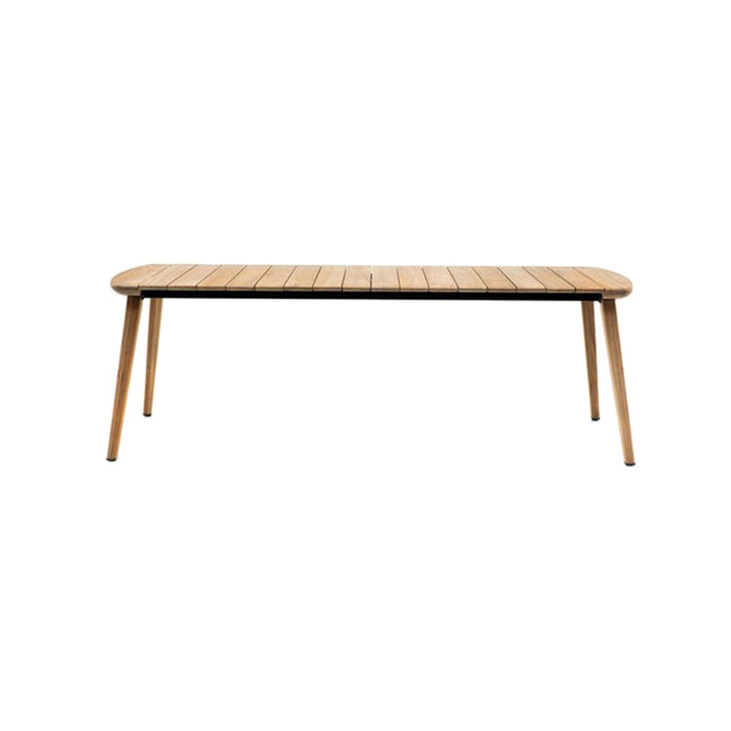 Rectangle Solid Wood Dining Table Brown Farmhouse Table, 29.52" High