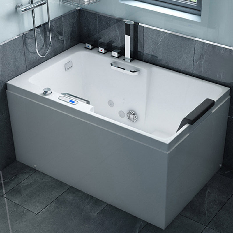 Bathroom Acrylic Apron Front Bathtub Modern Rectangular Bathtub