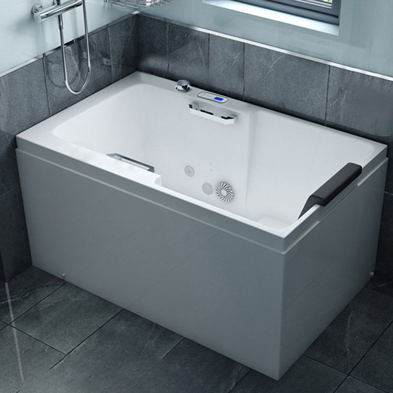 Bathroom Acrylic Apron Front Bathtub Modern Rectangular Bathtub