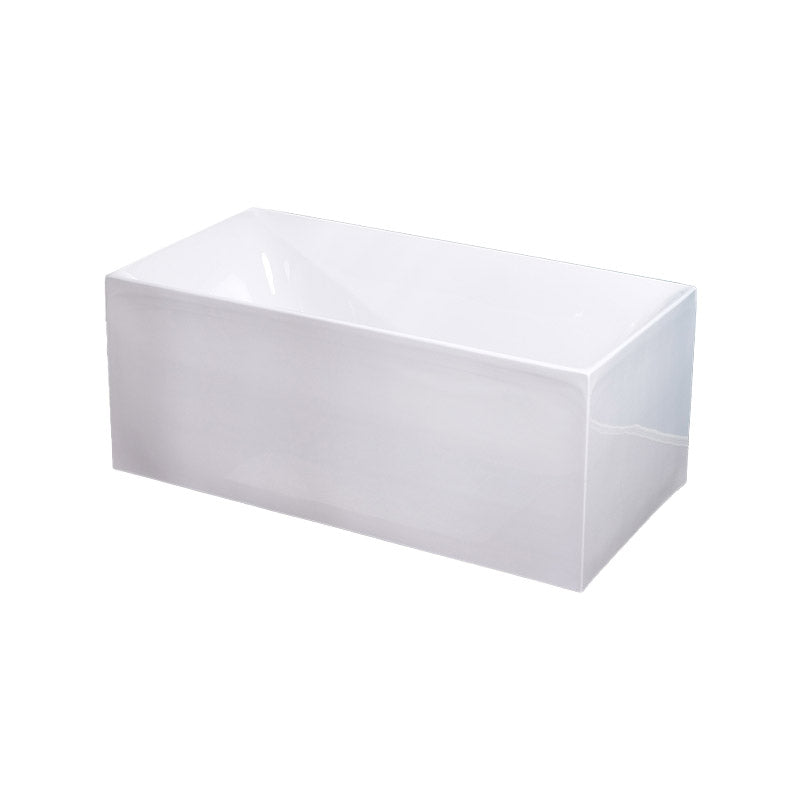 Soaking Freestanding Bath Tub Modern Style Acrylic Bathroom Bathtub