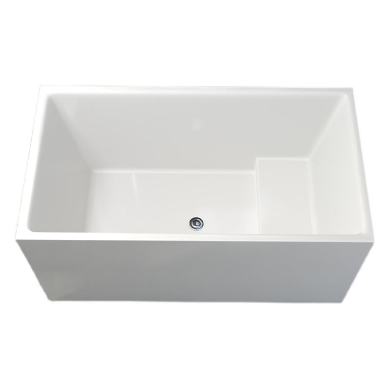 Modern Soaking Freestanding Bath Tub Acrylic Bathroom Bathtub in White
