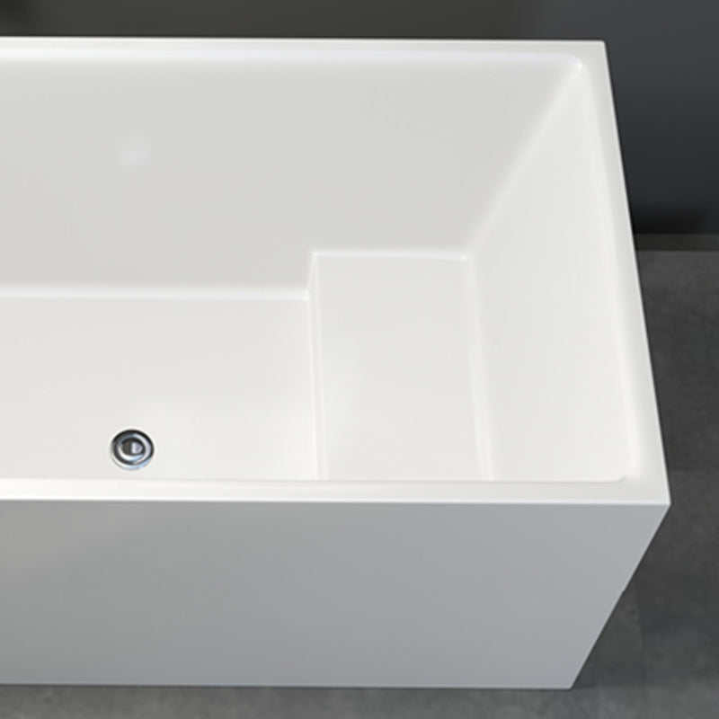Modern Soaking Freestanding Bath Tub Acrylic Bathroom Bathtub in White
