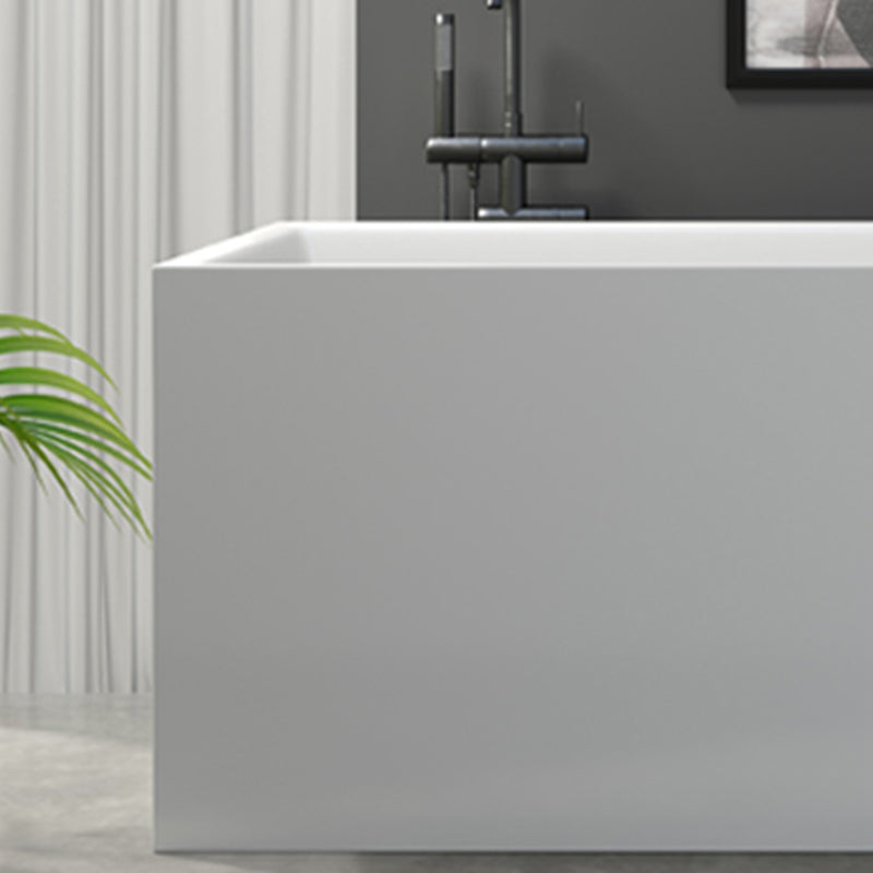 Modern Soaking Freestanding Bath Tub Acrylic Bathroom Bathtub in White