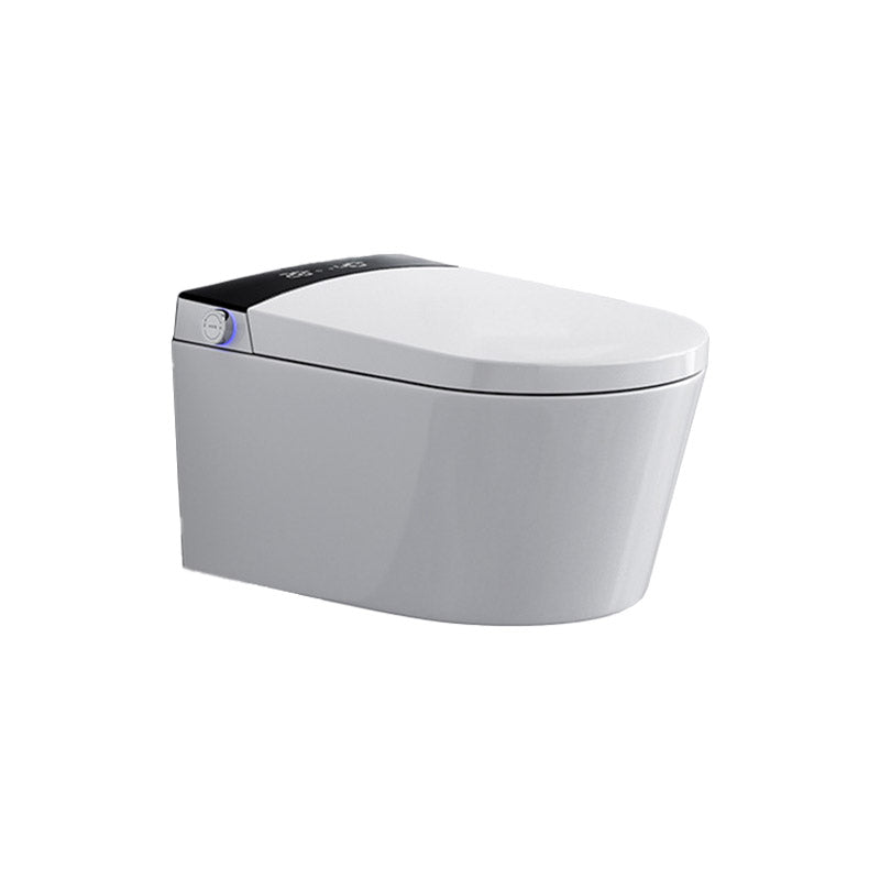 Contemporary 1-Piece Toilet Wall-mount Urine Toilet with Slow Close Seat for Washroom
