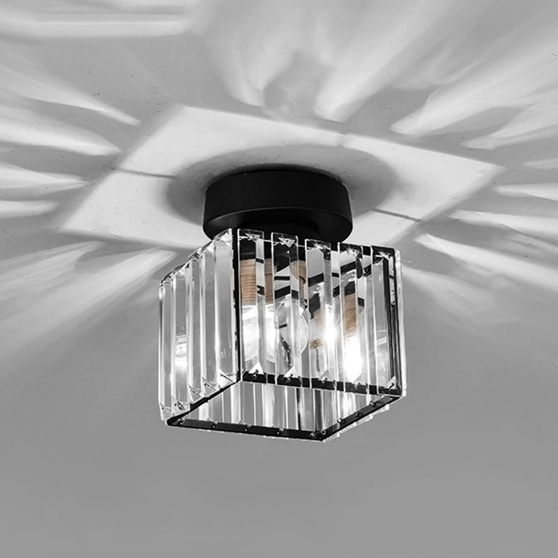 Nordic Ceiling Light Crystal Flush Mount Light Fixture for Bedroom