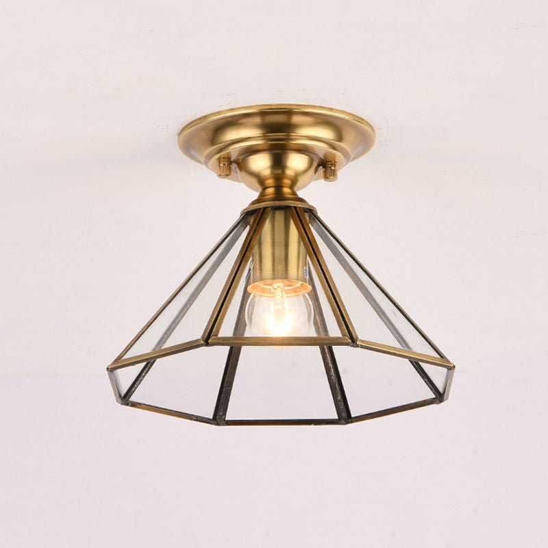 Contemporary Ceiling Light Minimalist Flush Mount Light Fixture for Bedroom