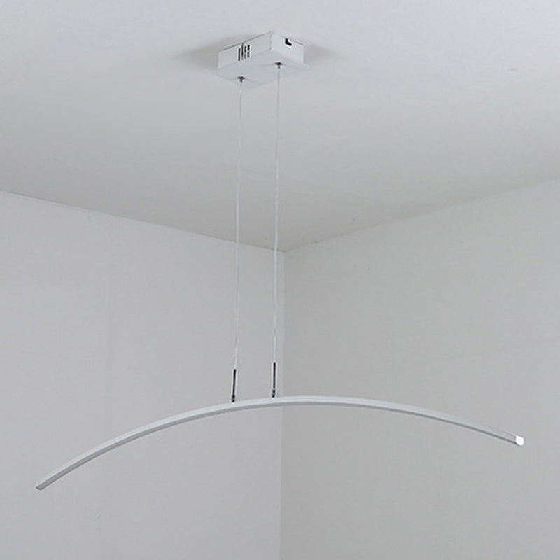 Modern Kitchen Island Lighting Black/White LED Ceiling Light for Foyer