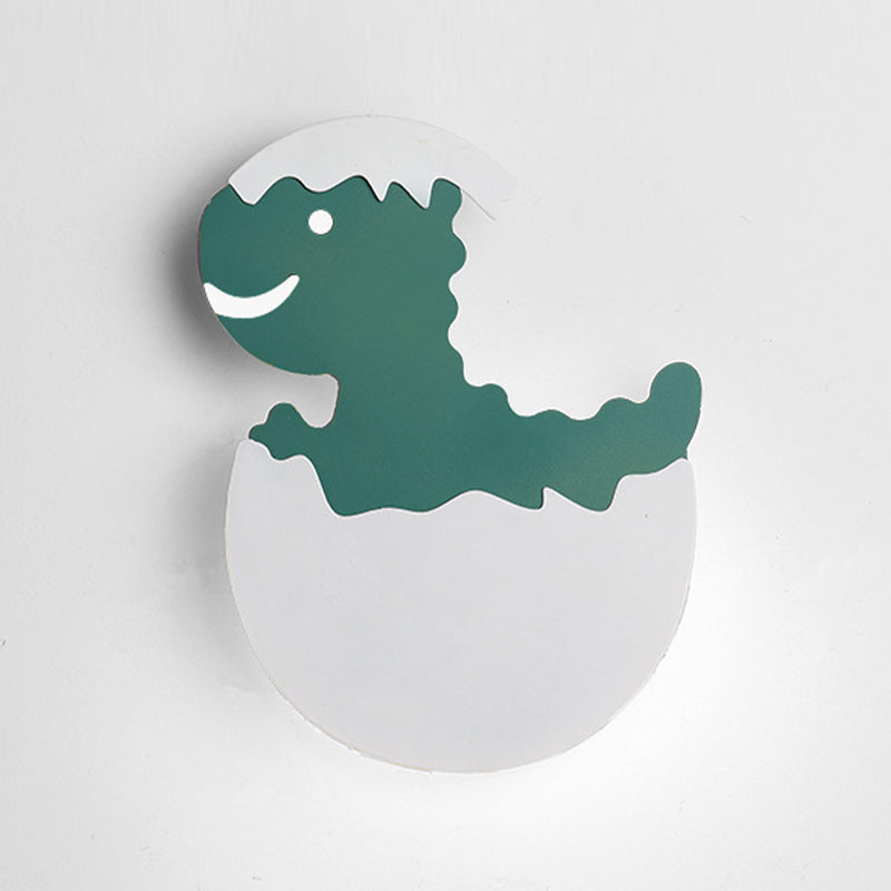 Single Green/Yellow Modernism Wall Mounted Sconce Statement LED Wall Light
