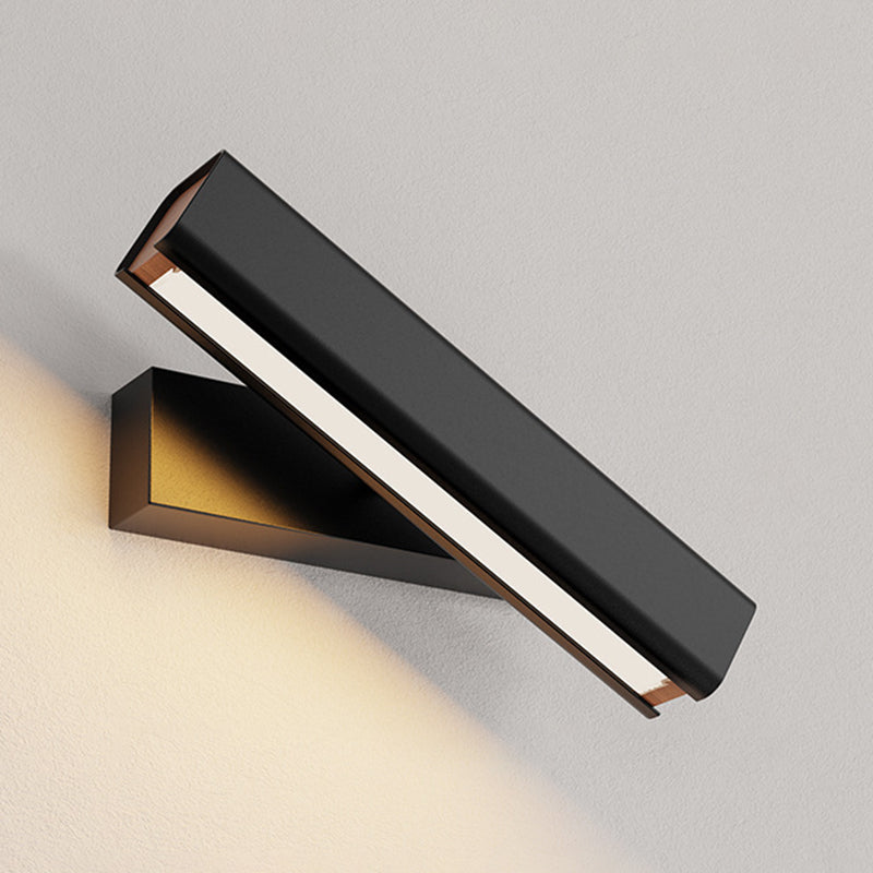 Single White/Black Modernism Wall Mounted Sconce LED Wall Light for Bedroom