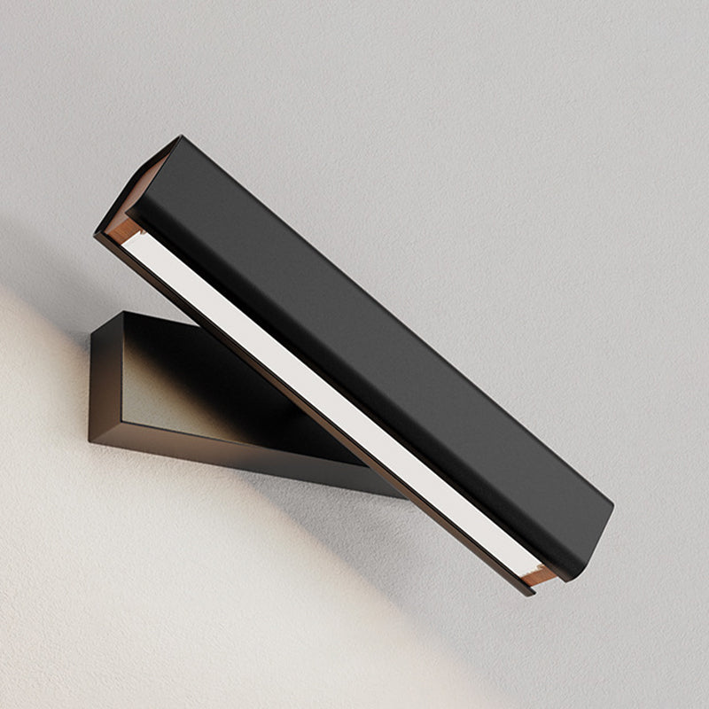 Single White/Black Modernism Wall Mounted Sconce LED Wall Light for Bedroom