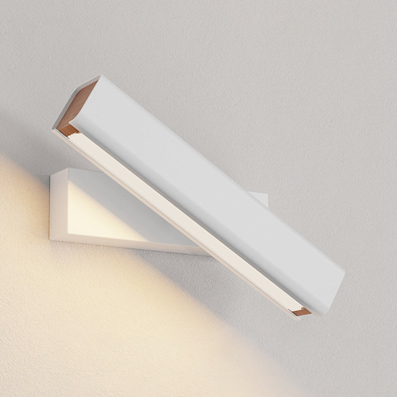 Single White/Black Modernism Wall Mounted Sconce LED Wall Light for Bedroom