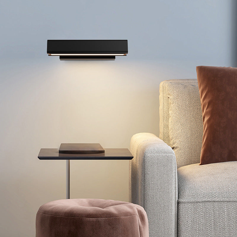 Single White/Black Modernism Wall Mounted Sconce LED Wall Light for Bedroom