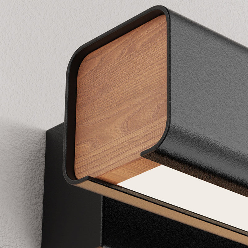 Single White/Black Modernism Wall Mounted Sconce LED Wall Light for Bedroom