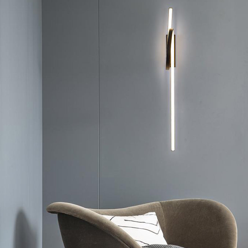 Single White/Black Contemporary Wall Mounted Sconce LED Wall Light