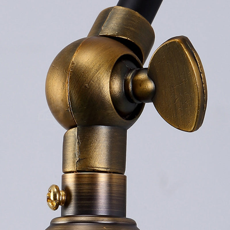 Black Single Contemporary Wall Mounted Sconce Iron Shaded Wall Light