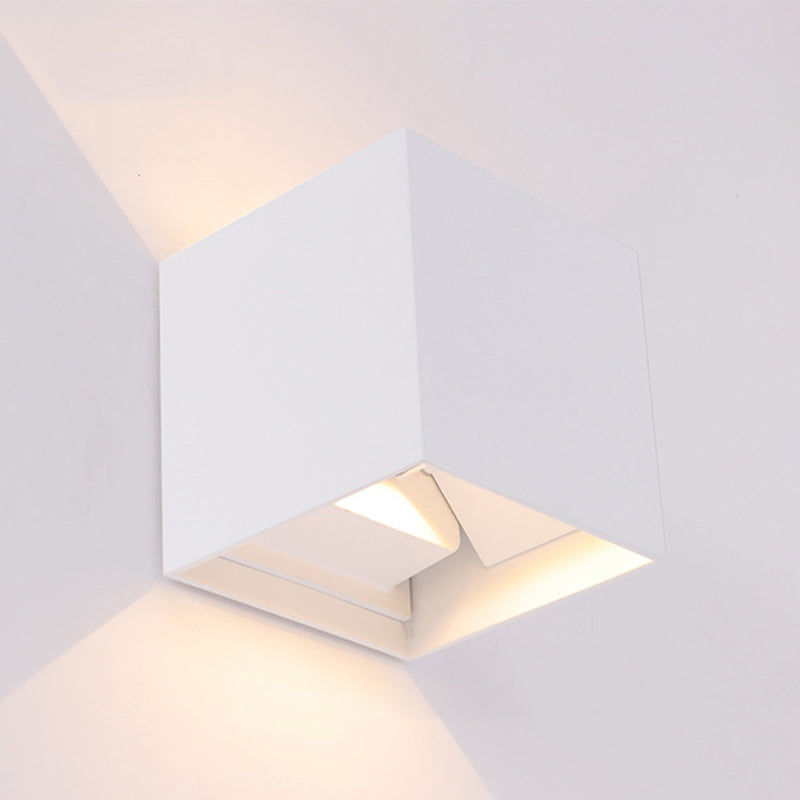 Metal Geometric Wall Light Sconces Minimalism 1 Light Wall Mounted Lamp