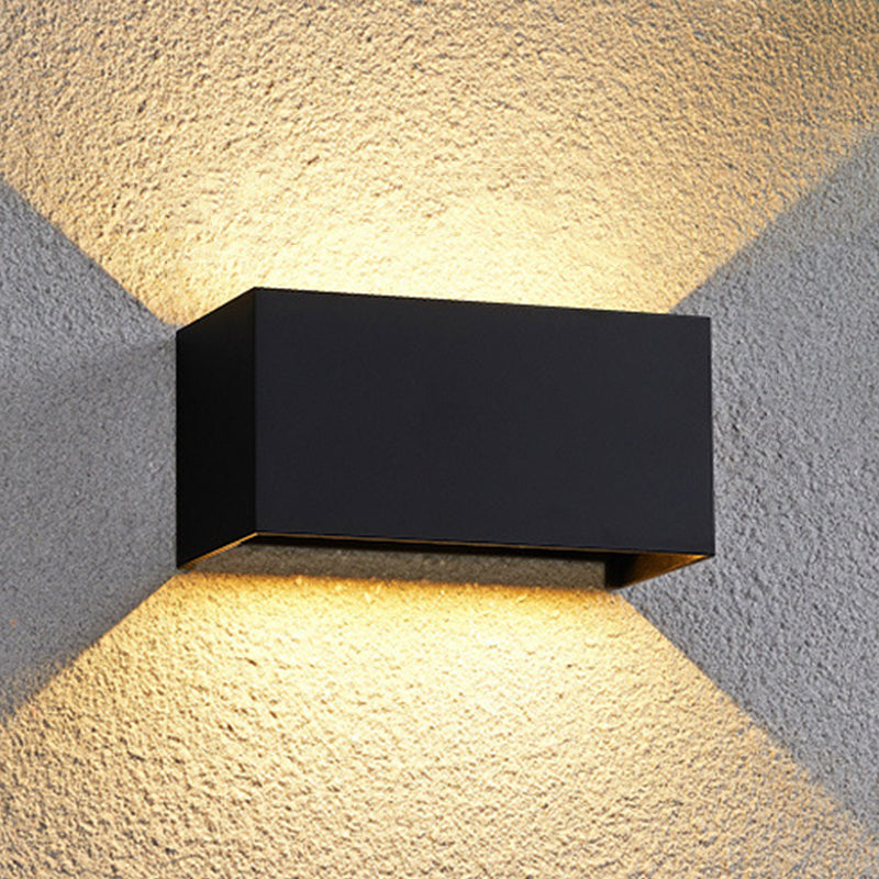 Metal Geometric Wall Light Sconces Minimalism 1 Light Wall Mounted Lamp