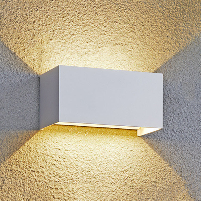 Metal Geometric Wall Light Sconces Minimalism 1 Light Wall Mounted Lamp