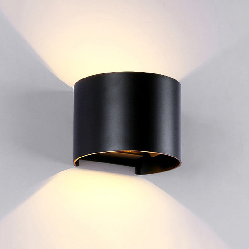 Metal Geometric Wall Light Sconces Minimalism 1 Light Wall Mounted Lamp