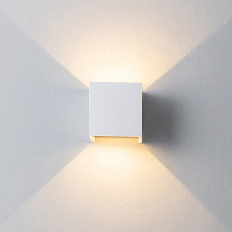 Metal Geometric Wall Light Sconces Minimalism 1 Light Wall Mounted Lamp