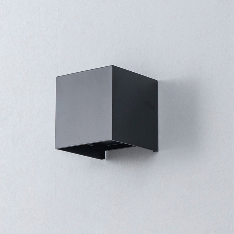 Metal Geometric Wall Light Sconces Minimalism 1 Light Wall Mounted Lamp