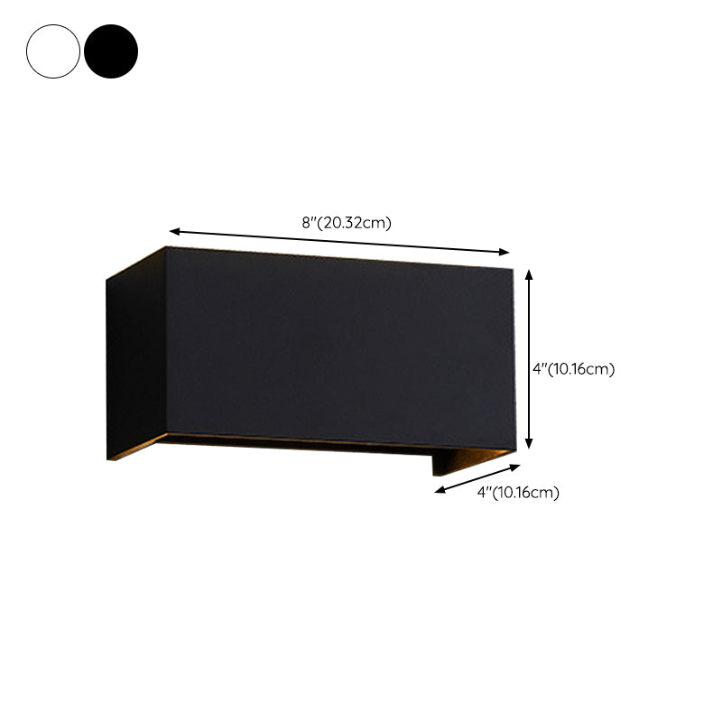 Metal Geometric Wall Light Sconces Minimalism 1 Light Wall Mounted Lamp