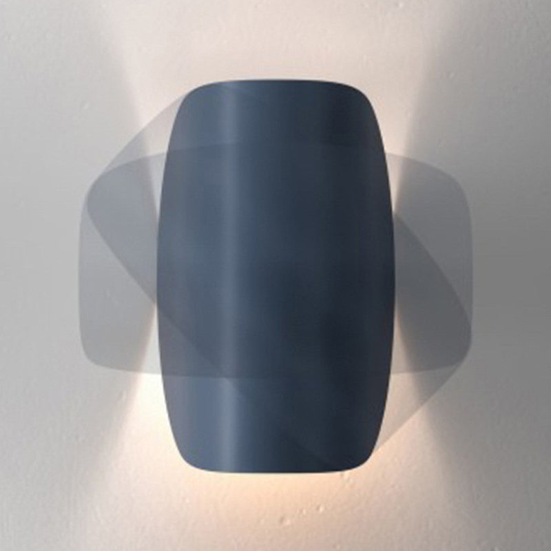 Nordic Style Wall Light Colorful Arc Shape Wall Lamp with Iron Shade for Bedroom