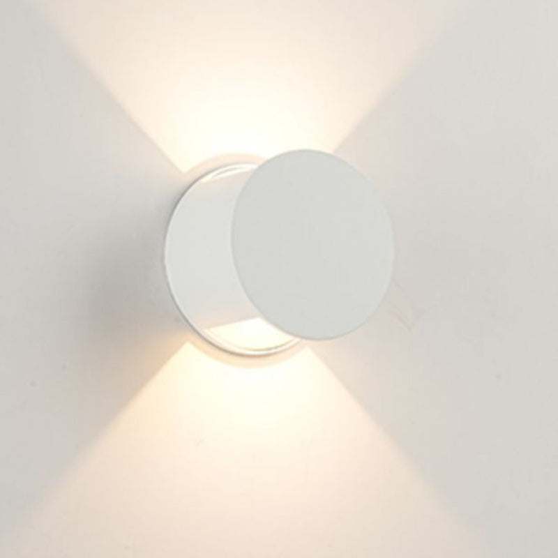 Nordic Style Aluminum Wall Light Circle Shape LED Wall Lamp for Outdoor