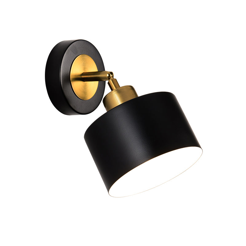 Modern Simple Rotatable Wall Light Cylinder Shape Wall Lamp for Living Room