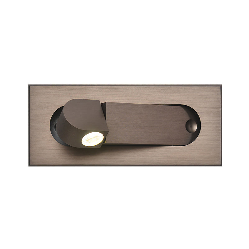 Modernism Single Wall Mounted Sconce Metal Wall Light with Hole 3'