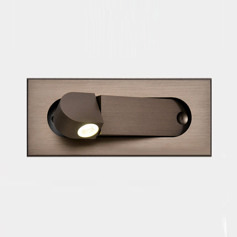Modernism Single Wall Mounted Sconce Metal Wall Light with Hole 3'